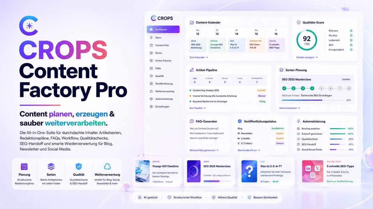 CROPS Content Factory Pro