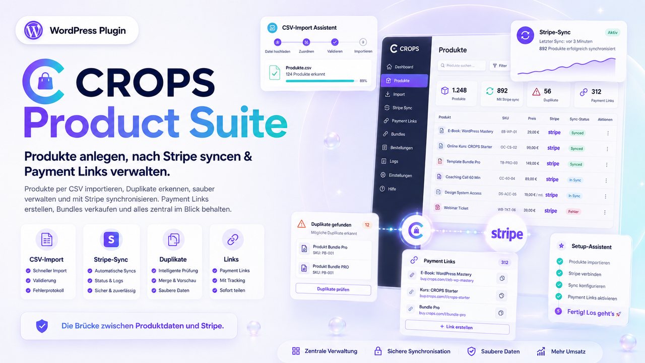 CROPS Product Suite
