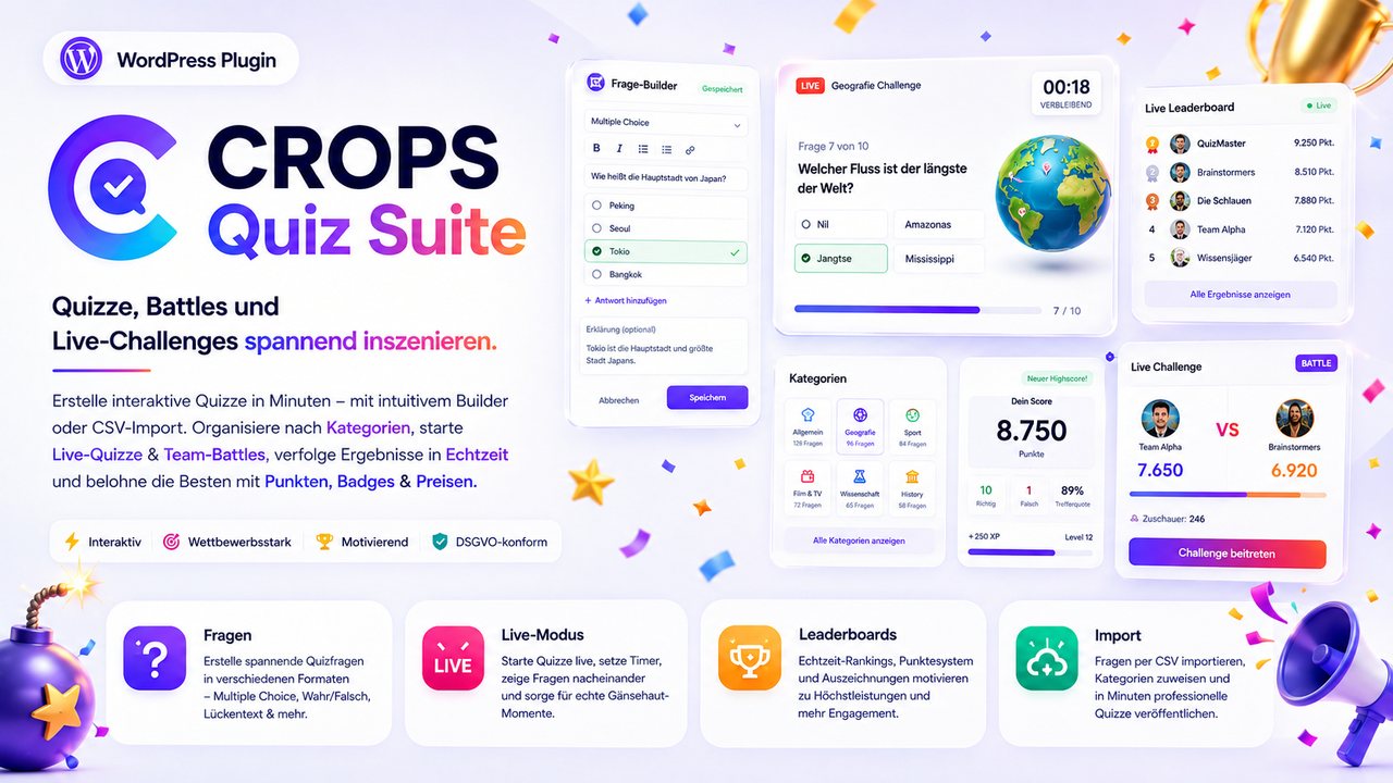 CROPS Quiz Suite