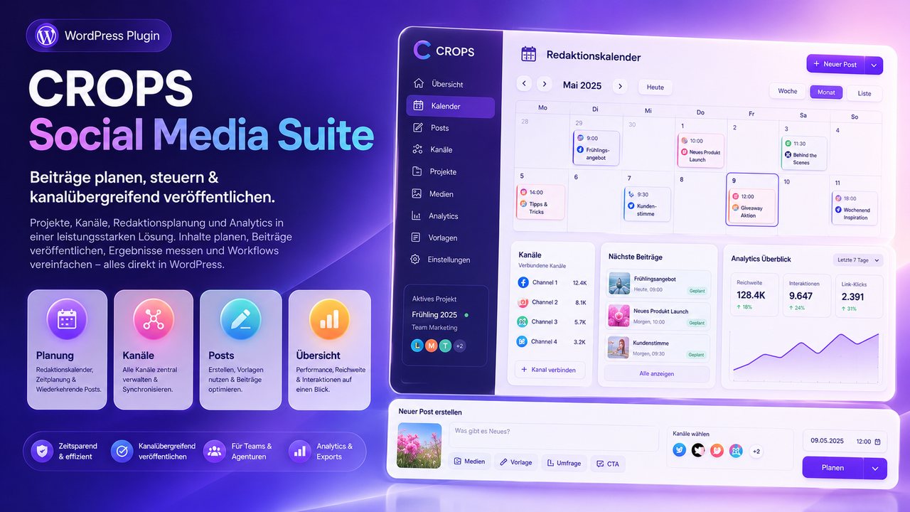 CROPS Social Media Suite