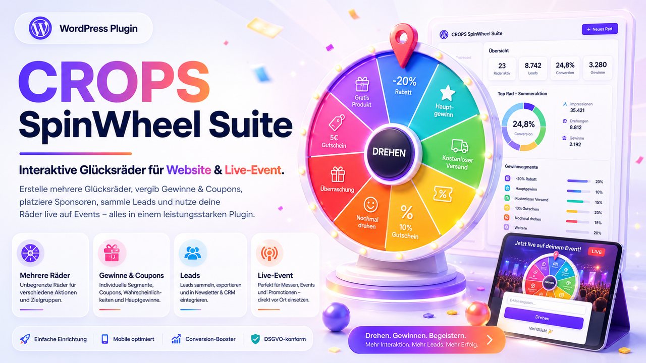 CROPS Spin Wheel Suite