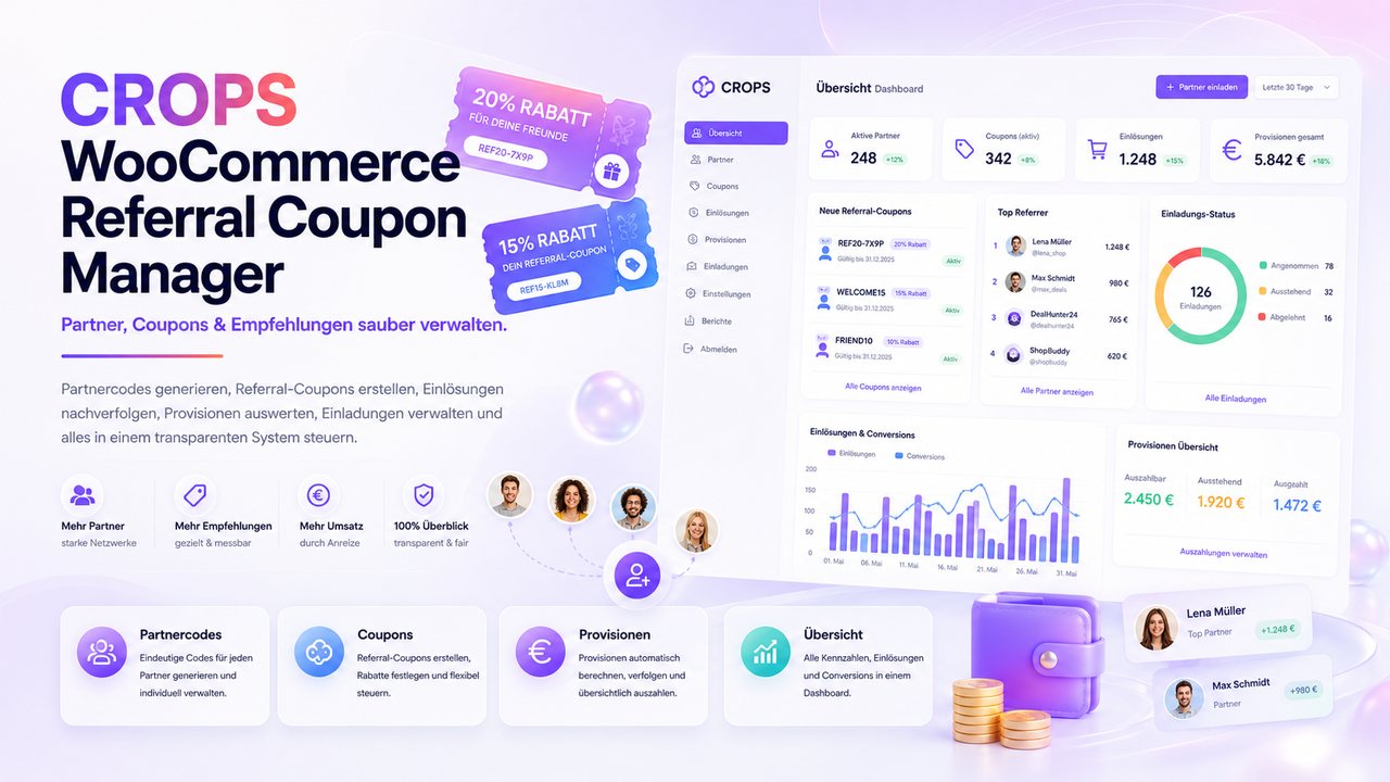 CROPS Stripe Referral Manager Pro